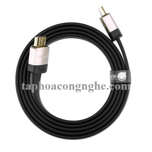 Ugreen 10263 5M màu Đen Cáp tín hiệu HDMI chuẩn 2.0 cáp dẹt đầu bọc hợp kim HD123 30010263